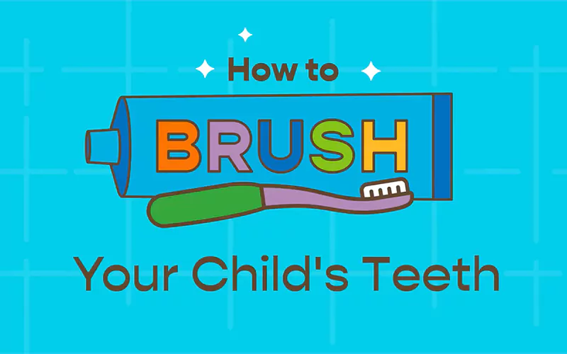 brush childs teeth